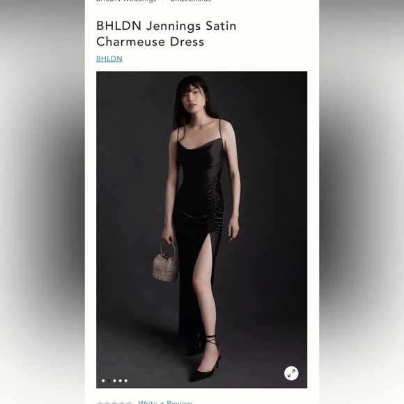 bhldn jennings satin charmeuse dress Bhldn Jennings Satin Charmeuse Dress In Orange